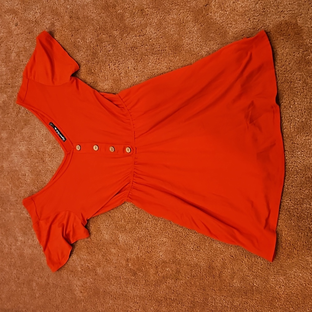 Crystal Doll Size S Red Mini Dress